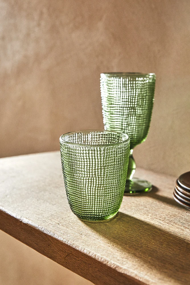 VERRE RELIEF VERRE RECYCLABLE