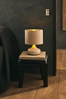 SMALL CERAMIC BASE TABLE LAMP