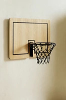 WOODEN WALL BASKETBALL HOOP