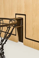 WOODEN WALL BASKETBALL HOOP