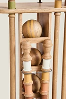 OAK WOOD CROQUET GAME