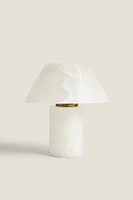 ALABASTER TABLE LAMP