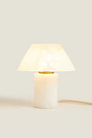 ALABASTER TABLE LAMP