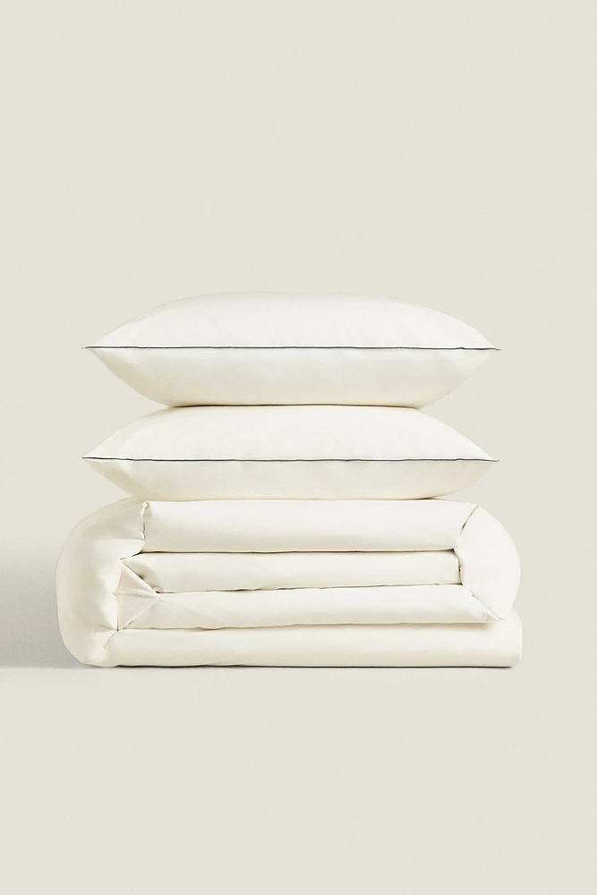 (300 THREAD COUNT) COTTON PERCALE DUVET COVER