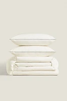 (300 THREAD COUNT) COTTON PERCALE DUVET COVER