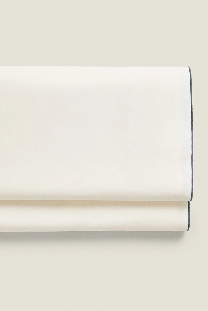 (300 THREAD COUNT) COTTON PERCALE FLAT SHEET