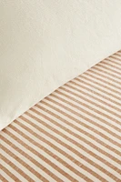 FLAT SHEET WITH THIN STRIPES