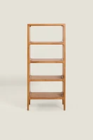 HIGH HONEY OAK BOOKCASE