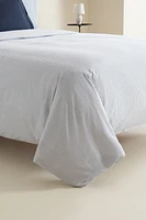 STRIPED COTTON DUVET COVER