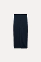 JUPE MI-LONGUE SOFT INTERLOCK