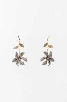 JEWEL FLOWER EARRINGS