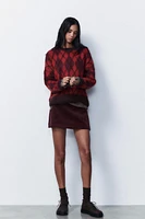 CORDUROY MINI SKIRT