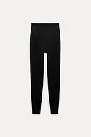 THERMAL LEGGINGS WITH MERINO WOOL SKI COLLECTION