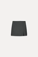 SLIT HEM SKORT