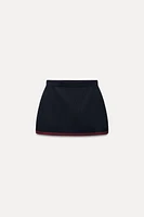 KNIT MINI SKIRT