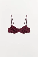 SILK UNDERWIRE BRALETTE