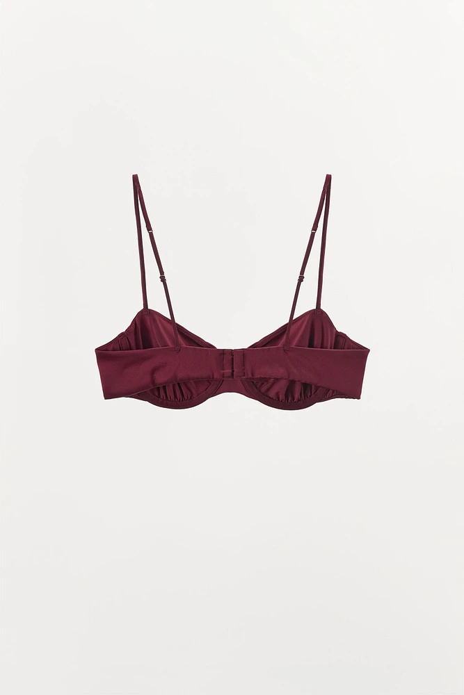 SILK UNDERWIRE BRALETTE