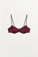 SILK UNDERWIRE BRALETTE