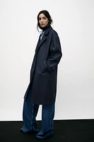 WOOL BLEND OVERSIZED COAT