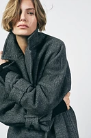 WOOL BLEND COAT ZW COLLECTION