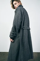 WOOL BLEND COAT ZW COLLECTION