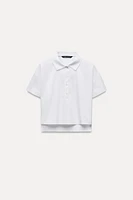 RIBBED COLLAR SHIRT