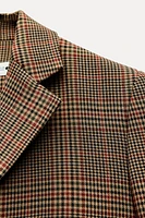 CHECKERED BLAZER ZW COLLECTION