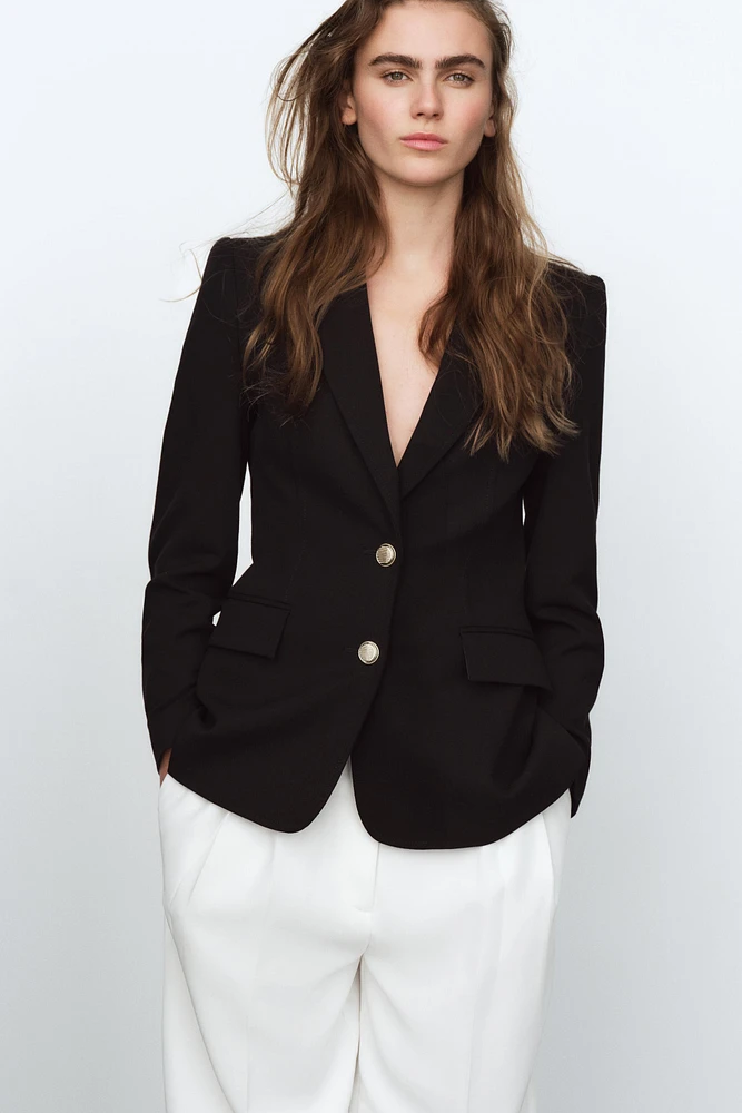 FITTED SHOULDER PAD BLAZER