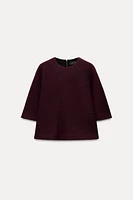 100% WOOL TOP MINIMAL ZW COLLECTION