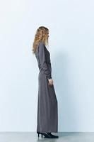 DRAPED LONG DRESS