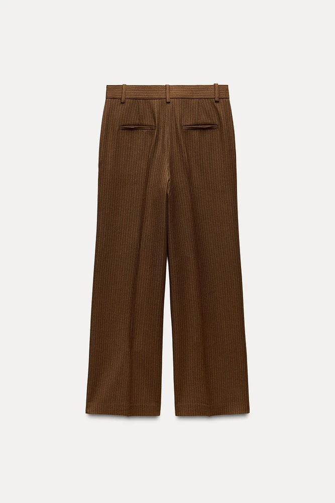 ZW COLLECTION MANTECO WOOL WIDE-LEG PANTS