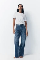 TRF HIGH RISE WIDE LEG JEANS