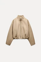 SOFT BOMBER JACKET