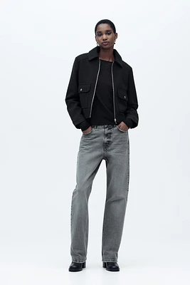 SOFT ZIPPERED JACKET