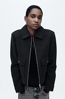 SOFT ZIPPERED JACKET