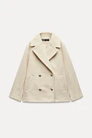 SEMILONG BOUCLÉ COAT