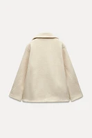 SEMILONG BOUCLÉ COAT