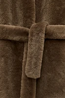 LONG FAUX FUR COAT ZW COLLECTION