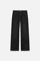 FULL LENGTH TRF MID-RISE WIDE LEG JEANS