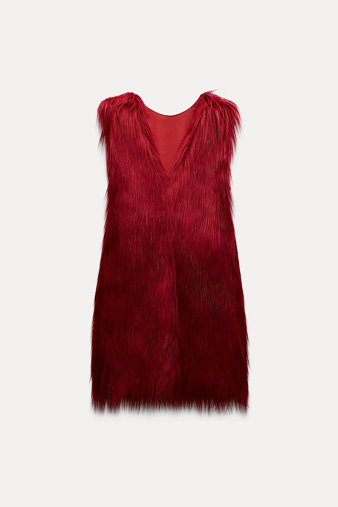 FAUX FUR DRESS LIMITED EDITION