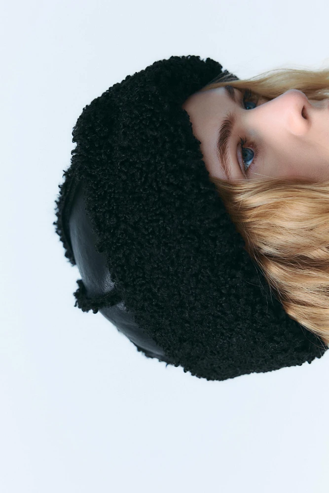 DOUBLE-FACED FLEECE LINED HAT