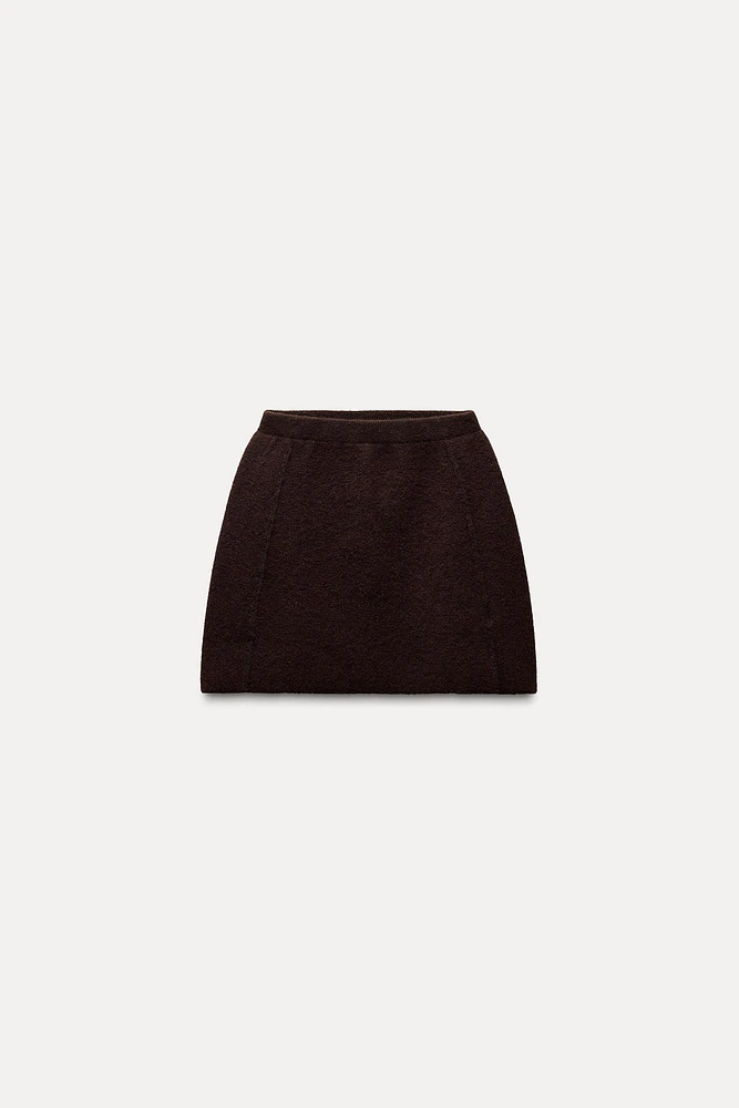 SIDE SEAMS MINI SKIRT