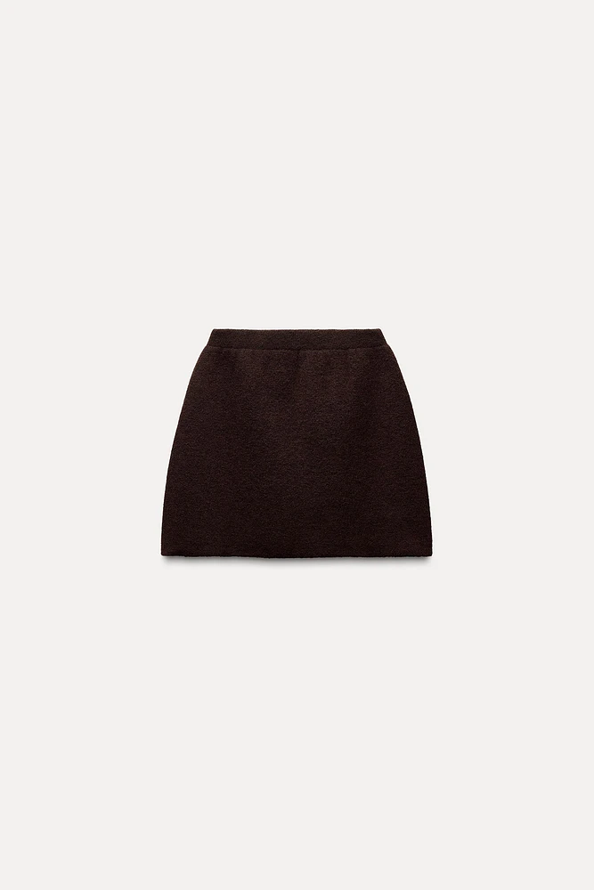 SIDE SEAMS MINI SKIRT