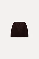 SIDE SEAMS MINI SKIRT