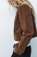 SUEDE LEATHER JACKET