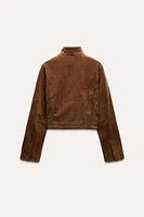 SUEDE LEATHER JACKET