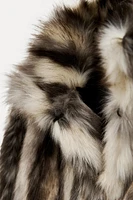 FAUX FUR COAT ZW COLLECTION