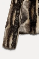 FAUX FUR COAT ZW COLLECTION