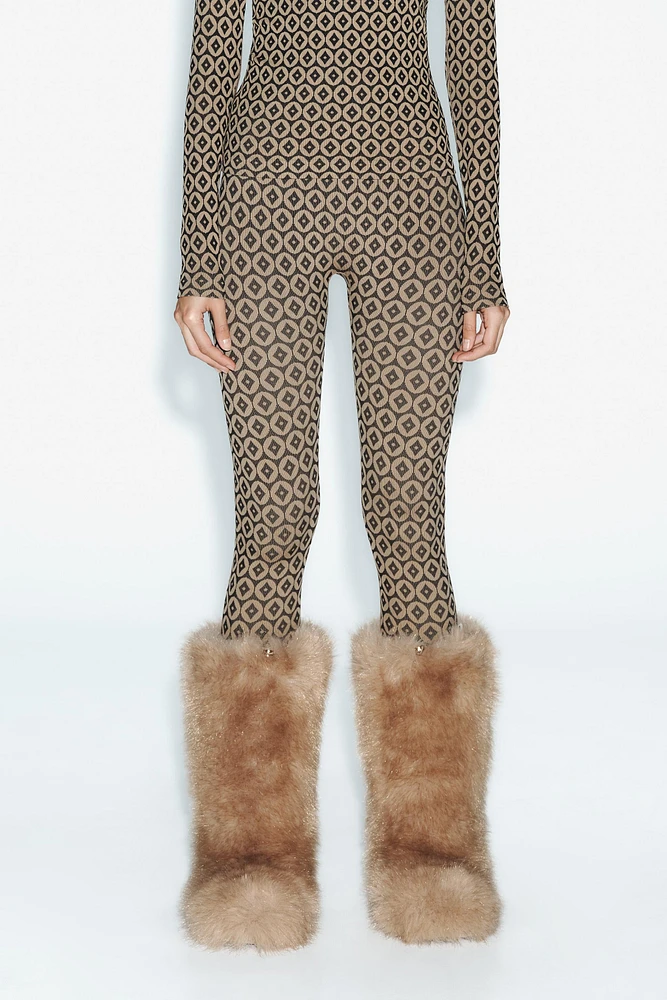THERMOLITE® THERMAL JACQUARD LEGGINGS SKI COLLECTION