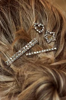 PACK OF 4 SPARKLY HAIR PINS